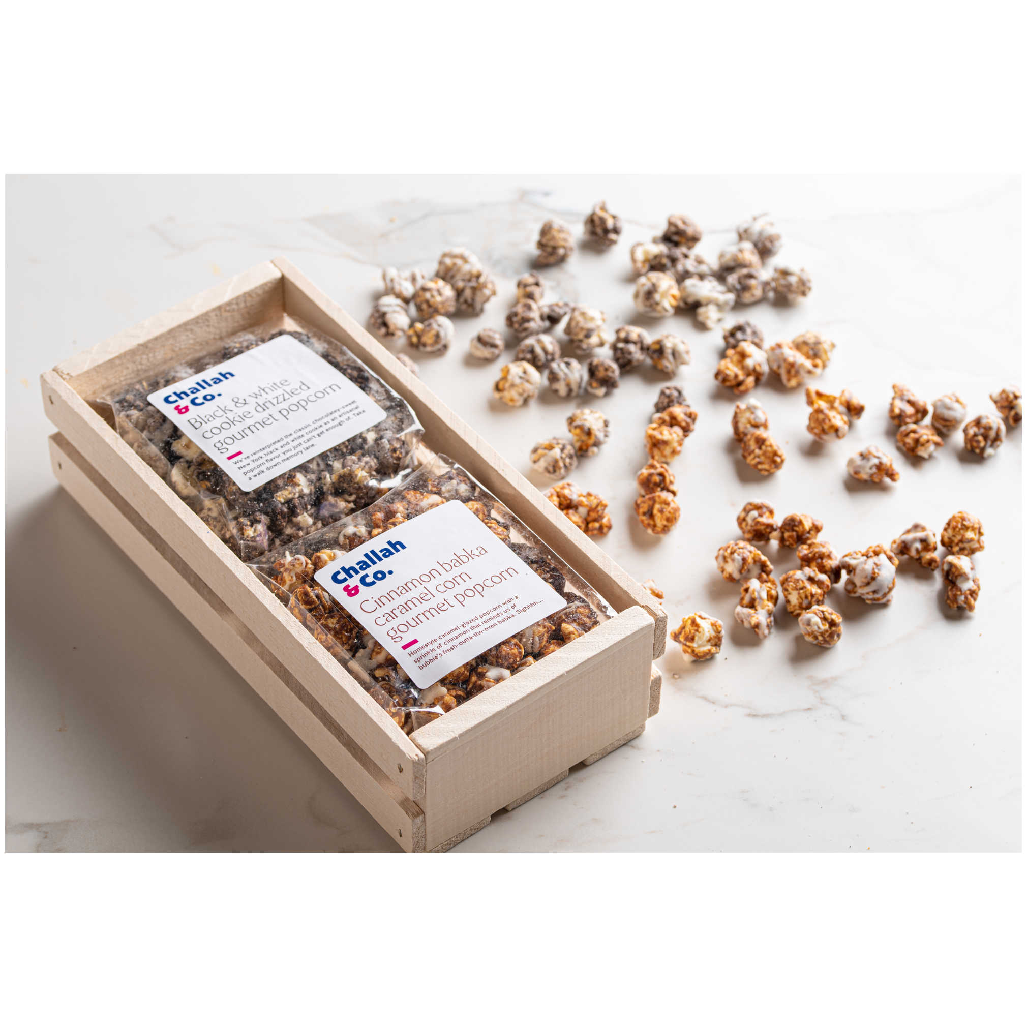 Artisanal Popcorn Duo Crate -Perfect For Purim