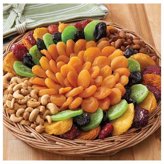 Heartfelt Harvest Dried Fruit & Nut Platter